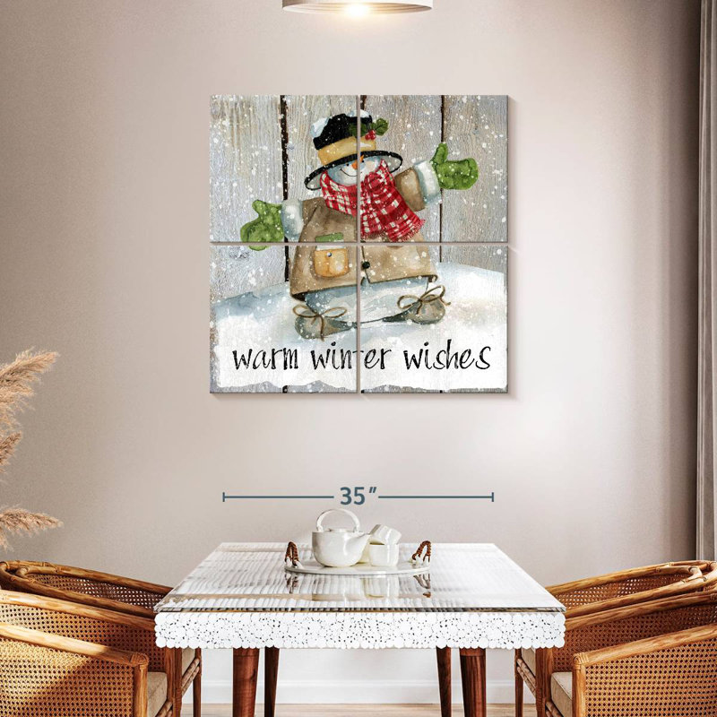 Bonhomme de neige Lelend Winter Wishes