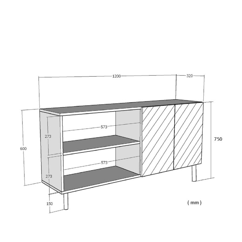 Console, White/Black