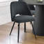 Fabric Upholstered Dining Chair with Open Back-1424462138