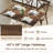  Dining Table w/ X-shaped Frame Wood Grain Texture Tabletop Accent Side Table
