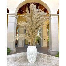 Primrue 39.25'' Faux Pampas Grass Plant in Pot