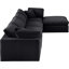 Canapé modulaire réversible en velours Hinesh-87141406