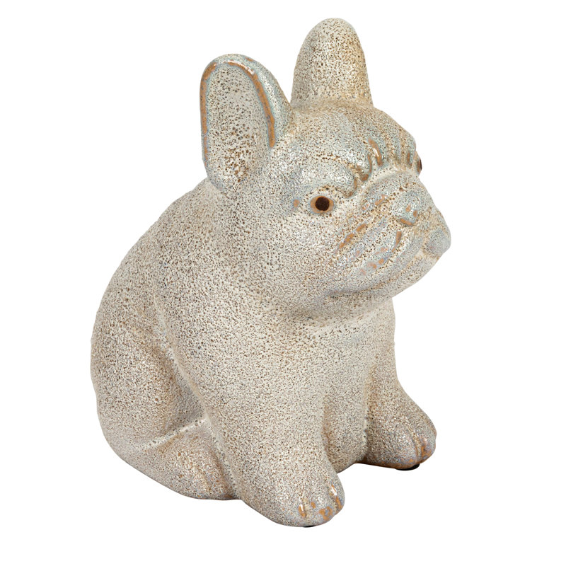 Figurine de bouledogue français Conistanze Terra-Cotta