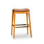 Tabouret 30 ", siège en cuir-1297716185-1297716190