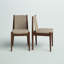 Chaise d'appoint en noyer Kampsville