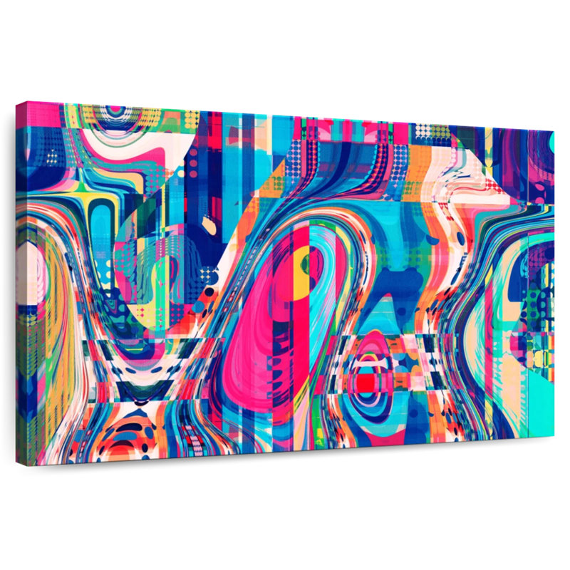 Avery Abstract Geometric Collage, 8" H x 12" W