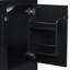 Ensemble de meuble-lavabo 60 po avec lavabos doubles, lavabos en céramique, tablettes de rangement et tiroirs divisés pour salle de bain moderne-129184486