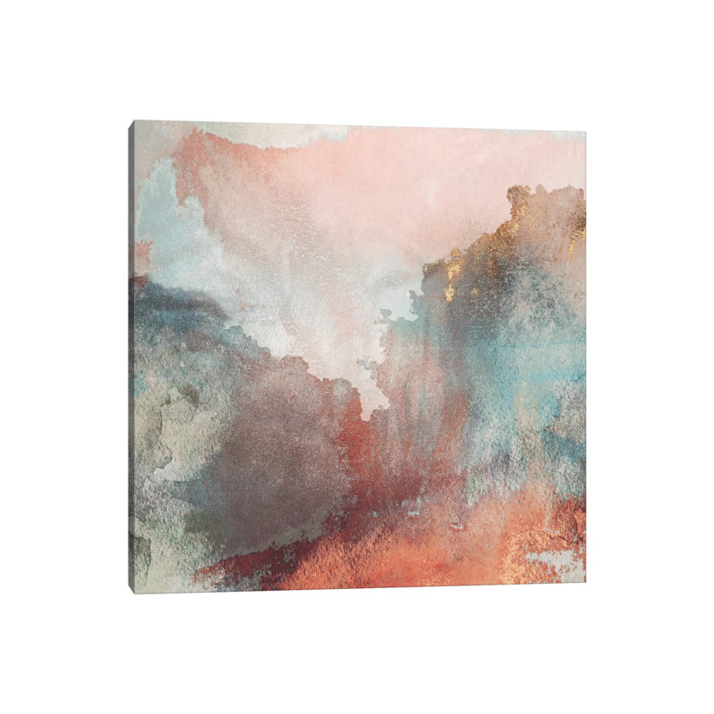 Reproduction d’art, "Paper clouds" par Elisabeth Fredriksson, Pas de tapis, H 37 po x l 37 po x P 1,5 po, Toile tendue