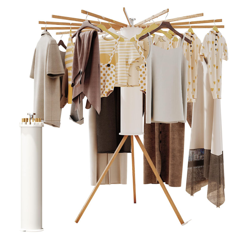 Séchoir à vêtements pliable