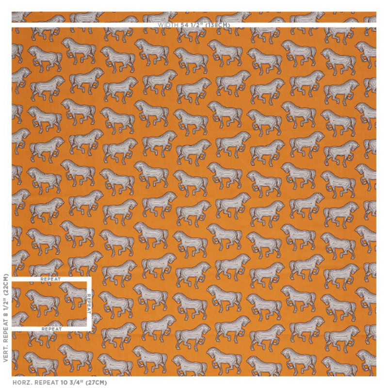 Faubourg Fabric, Orange