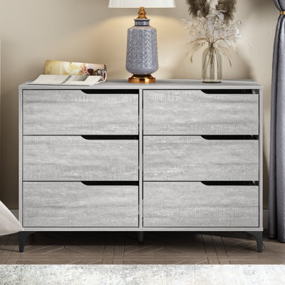 Norcross 6 Drawer 46.5'' W Double Dresser