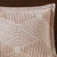 Ensemble d'édredon en coton jacquard Blush King / Cal King