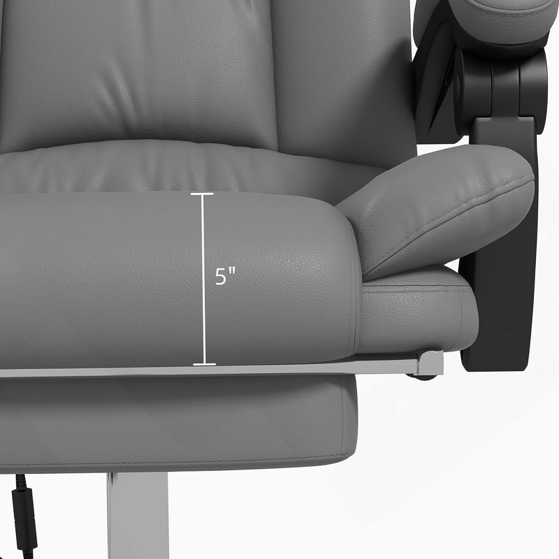 Chaise de bureau Vinsetto Vibration Massage