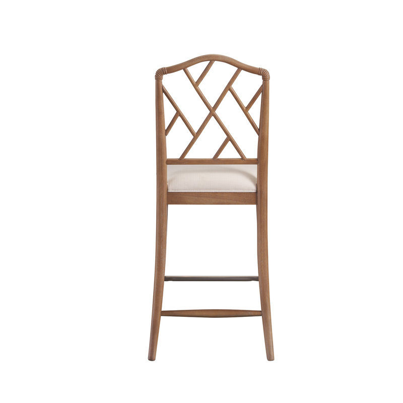 Solid Wood Counter Stool, Brown, Counter Stool (30” Seat Height)