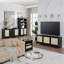 31" Bookcase Cabinet In Black (7-Shelf)-1974223722