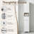 White Bathroom Cabinet With 2 Doors, 1 Drawer, And 1 Shelf