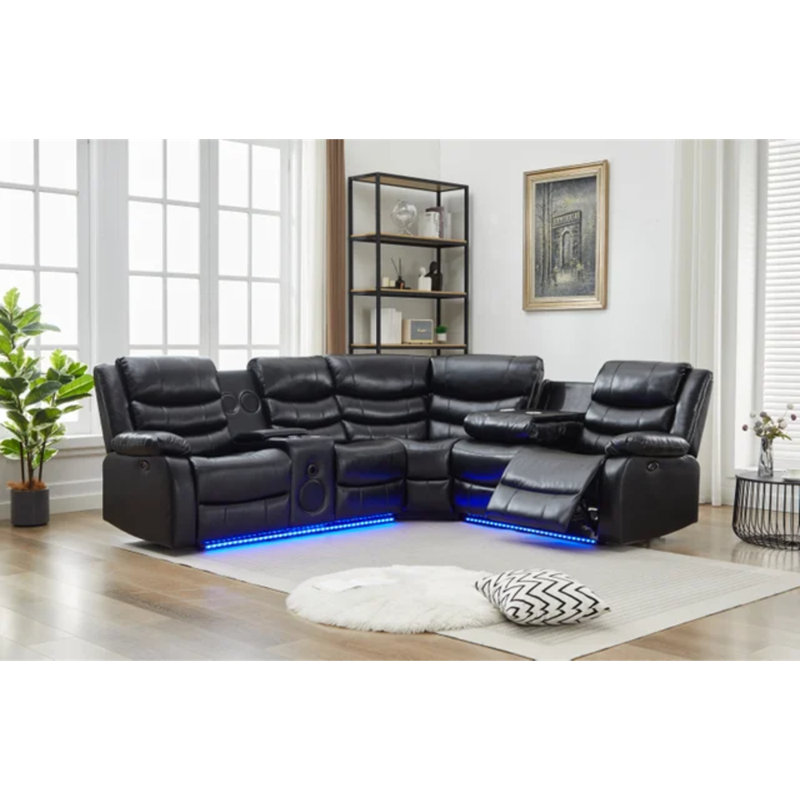 Canapé modulaire inclinable électrique A10AF49192324D27B503DAC487BED7E8