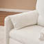 Fauteuil fixe-moderne, fauteuil simple élégant avec coussin en chenille doux pour le salon, la chambre à coucher et le bureau