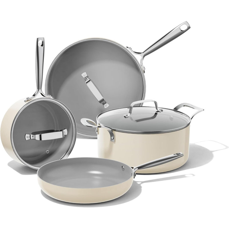 7 - Piece Non-Stick Aluminum Cookware Set