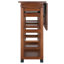 Table de salle à manger à abattants 3 pièces Hackett en teck, H 30,56 po x l 27,56 po x P 23,68 po