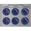 Horloge murale en verre trempé géométrique bleu et doré, horloge d'art moderne, grande horloge murale, décor unique, horloge élégante-440815179-440815170