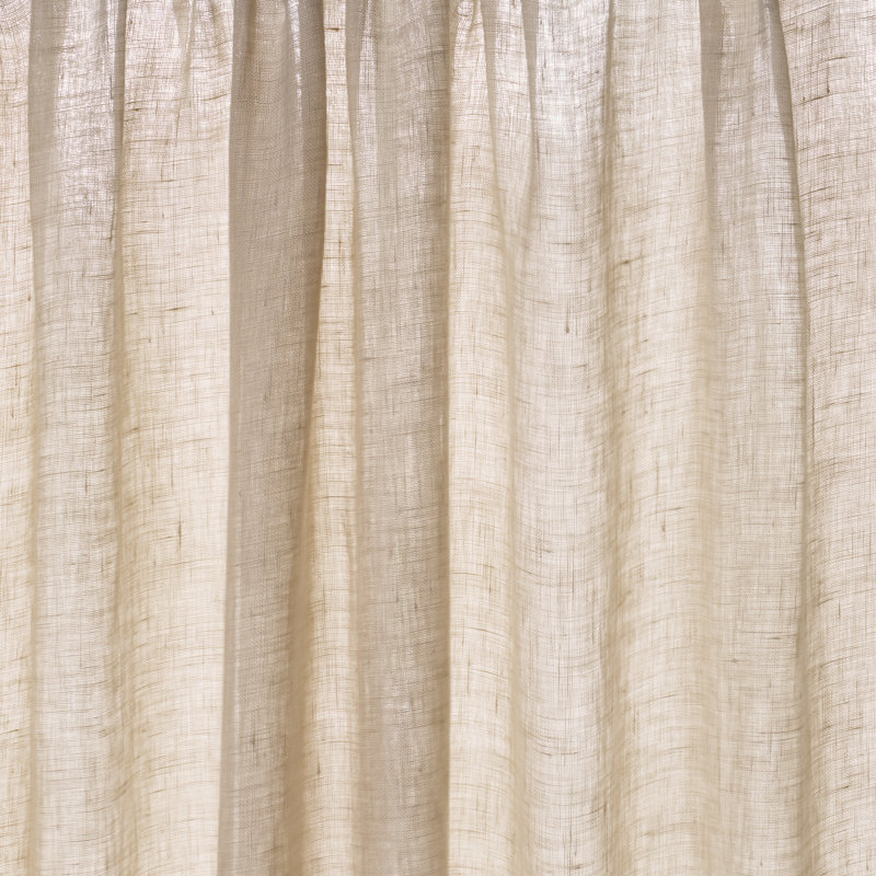 Aya Linen Fabric, Sand