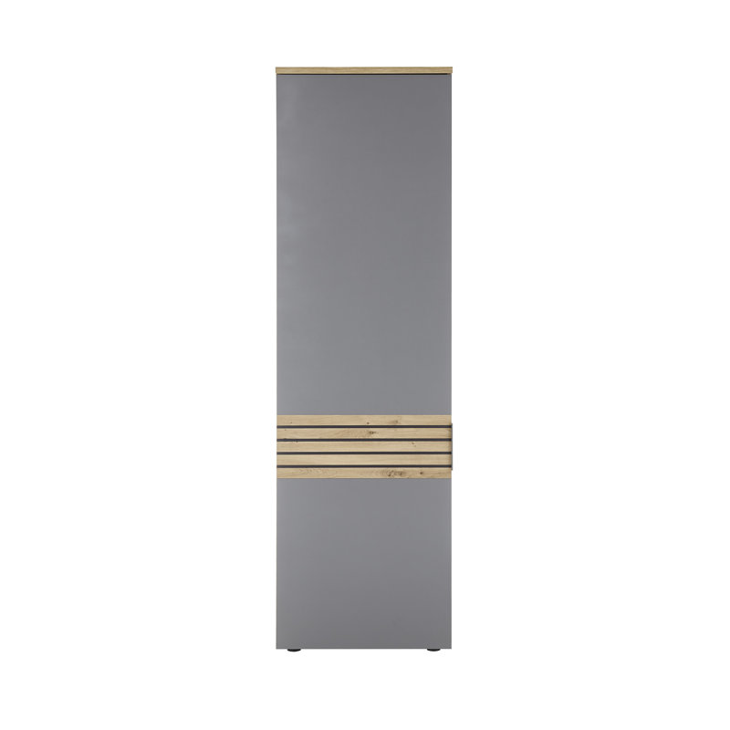 Wardrobe Tall Cabinet Maliyka, Grey