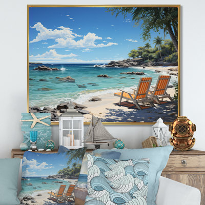 Calhan Beach Tropical Dream I, reproduction d'art sur toile