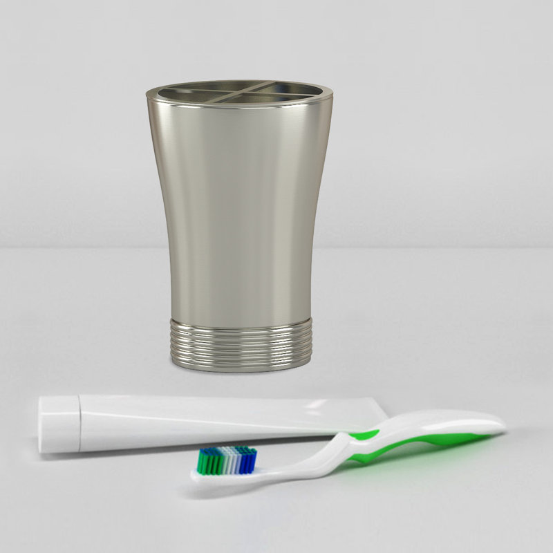 Porte-brosse à dents spécial, Étain