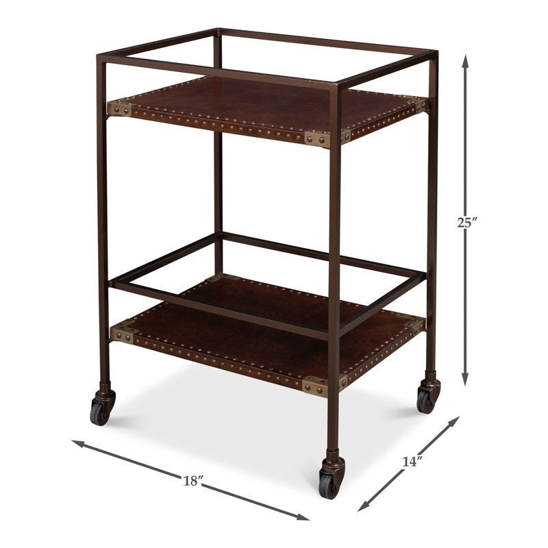 Industrial Bar Cart