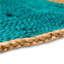 Tapis géométrique tissé à la main