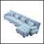 Canapé confortable à 4 places avec repose-pieds convertible Cloud-1259858111