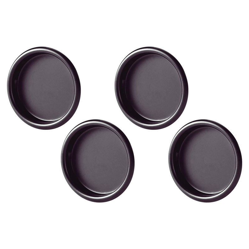 Ensemble de poignées pour porte-à-porte 2 1/8 "Easy Snap in Closet, Bronze huilé