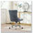 Chenille Upholstered Tufted Button Home Office Chair with Chrome Metal Base,Adjustable Desk Chair Swivel Office Chair-1562834516