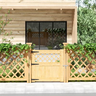 Castano Garden Wood Fence Gate