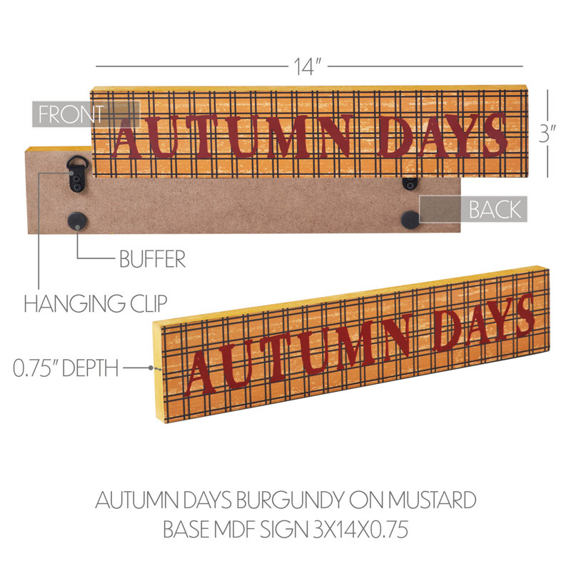 Kanok Autumn Days Wall Décor