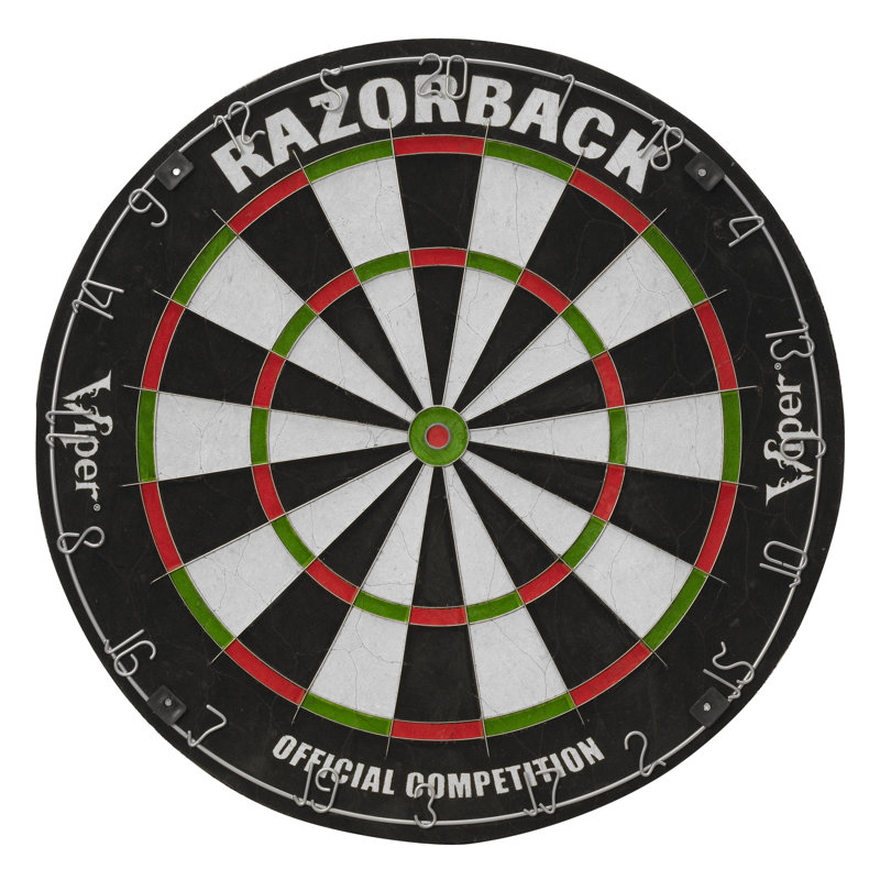 Pine Wood Bristle Dartboard Cabinet Set with Darts