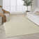 DKNY Pure Grids Ivory Beige Contemporary Indoor Rug