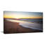 Bord de mer sous le ciel coucher de soleil - reproduction de photo sur toile tendue-19240969