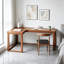 L-Shaped Solid Wood Solid Wood Writing Desk