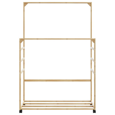 Aileah 90cm Rolling Clothing Rack