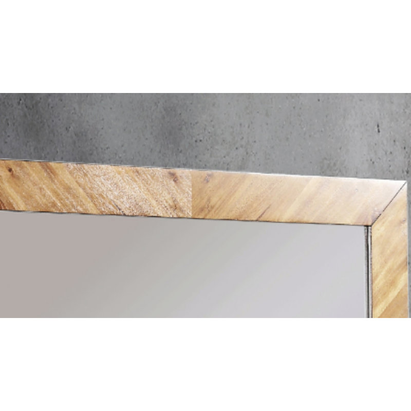 Miroir d'intérieur, miroir de chambre à coucher, miroir à cadre en bois