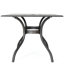 68" Rectangle Patio Table In Copper, Aluminium Crafted Design Copper Cast Aluminum Dining
