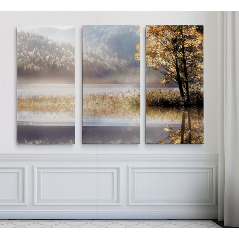 «Whispers», image multi-pièces sur toile tendue, H 24 po x l 36 po x P 1,5 po