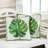 Monstera Leaf Indoor/Outdoor Hooked Throw Pillow