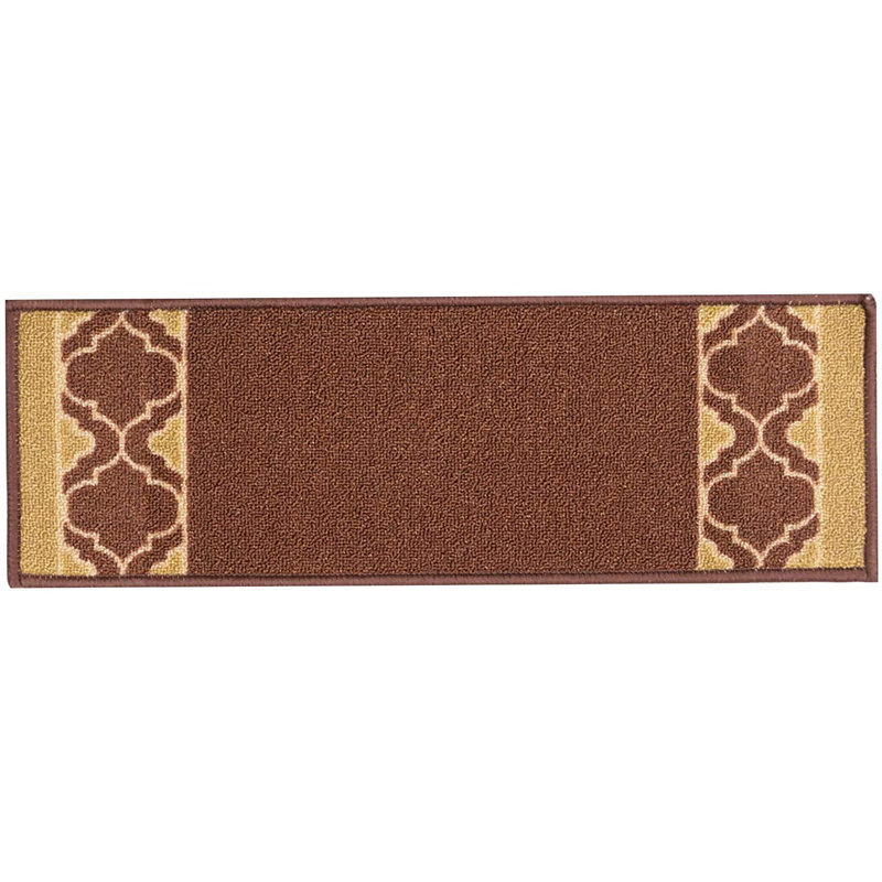 Tapis d'escalier Aramie, Brun, 12 Pieces Included