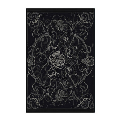 Tapis obsidienne fougère