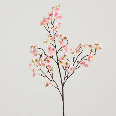 41 po Tiges de fleurs de cerisier artificielles, ensemble de 3