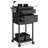 Rolling Craft Cart Metal Storage Cart with Lockable Drawer Salon SPA Trolley-93101722