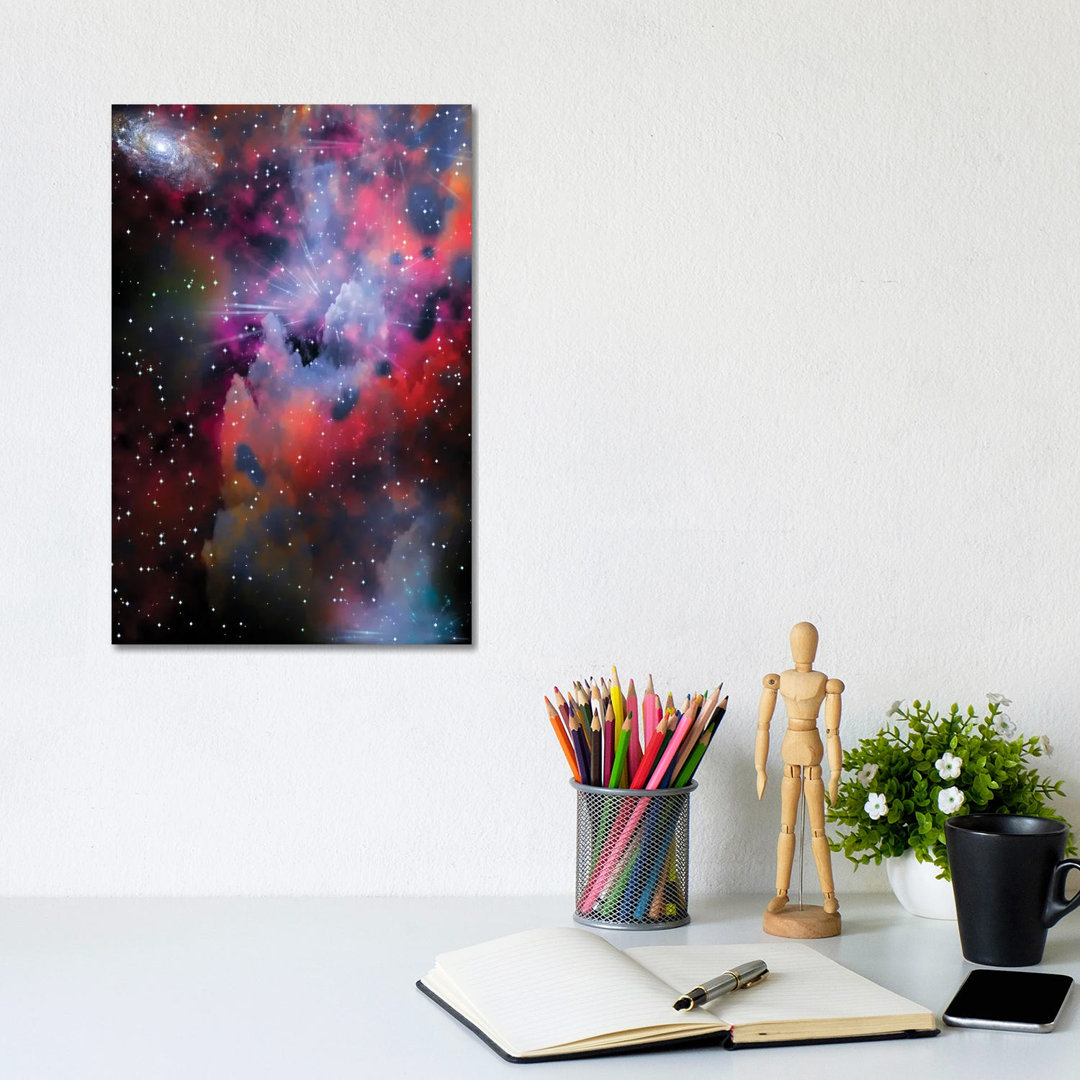 Galaxies And Nebulae In Deep Space by Bruce Rolff - Wrapped Canvas Print